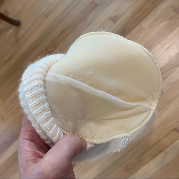 Women’s Vintage Cezanne Silk Angora Lambswool Blend Ivory Beaded Sweater Sz Med - Picture 10 of 10